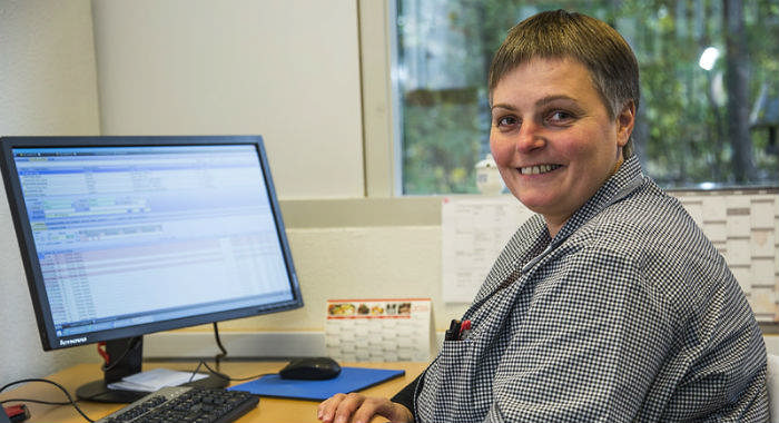 Dekorativt billede af medarbejder fra Åkanden